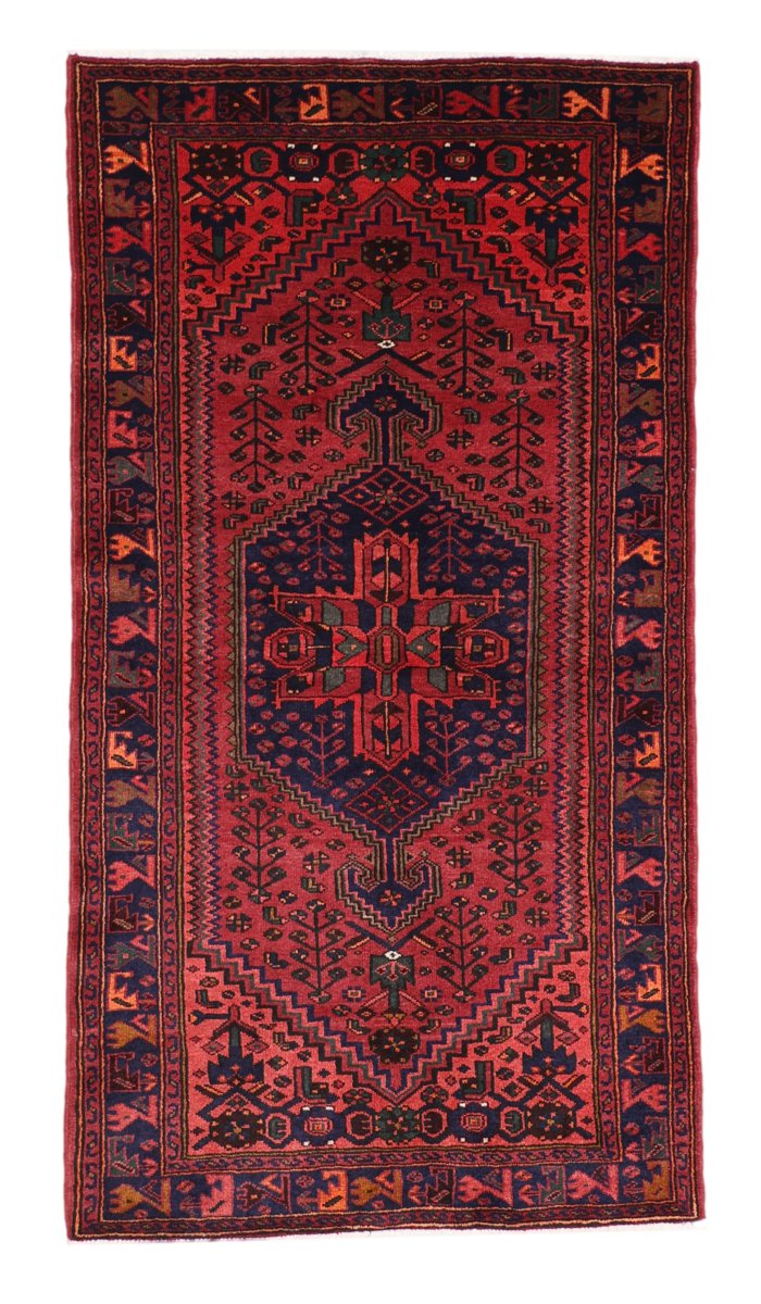 Perzisch tapijt Khamseh 214x116 214x116, Perzisch tapijt Handgeknoopt
