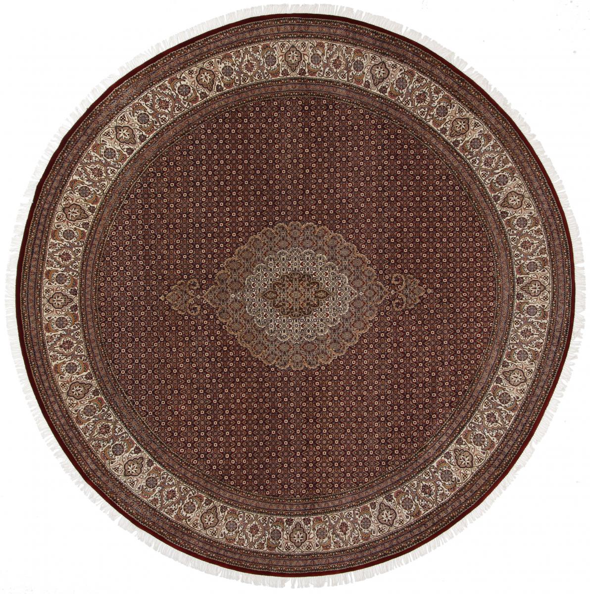 Alfombra india Indo Tabriz 306x304 306x304, Alfombra persa Anudado a mano