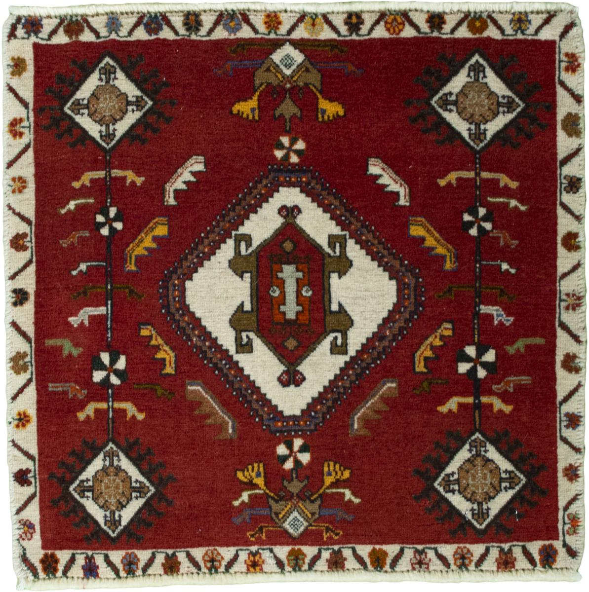 Persian Rug Shiraz 57x59 57x59, Persian Rug Knotted by hand