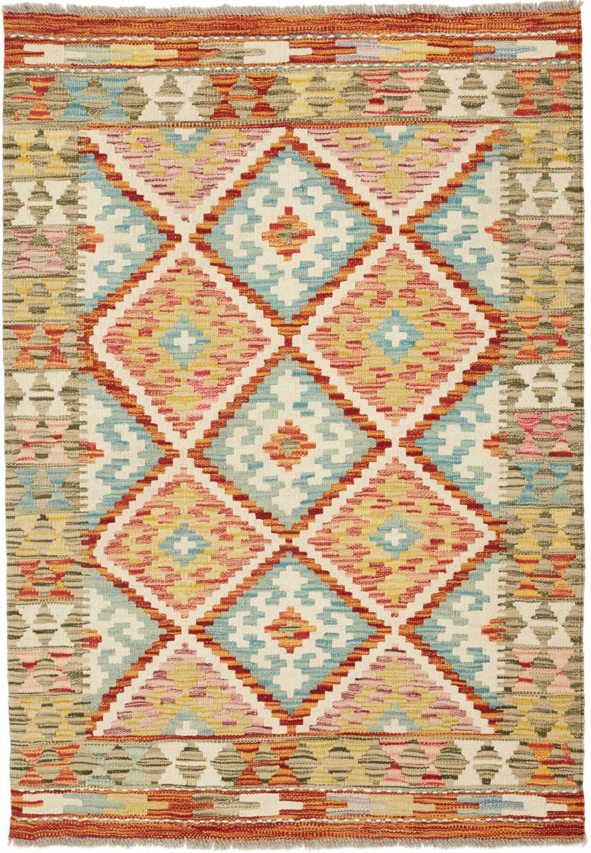 Afghanischer Teppich Kelim Afghan 120x87 120x87, Perserteppich Handgewebt