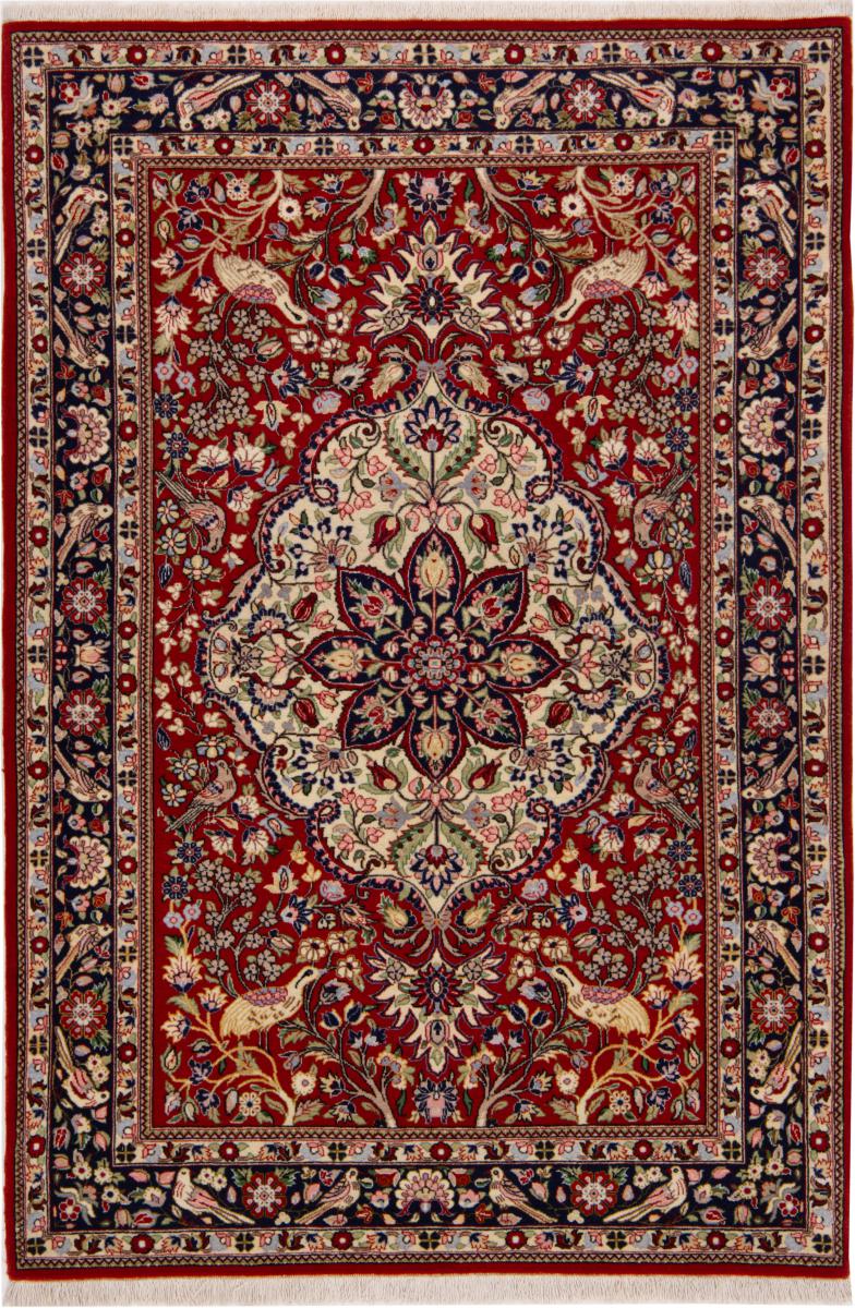 Persian Rug Qum Silk Warp 151x99 151x99, Persian Rug Knotted by hand