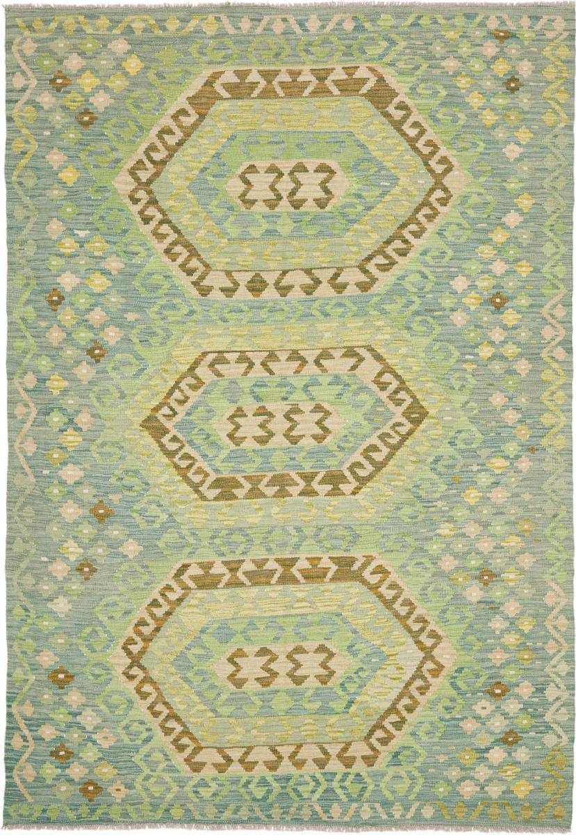Tapete afegão Kilim Afegão 249x170 249x170, Tapete persa Tecido à mão