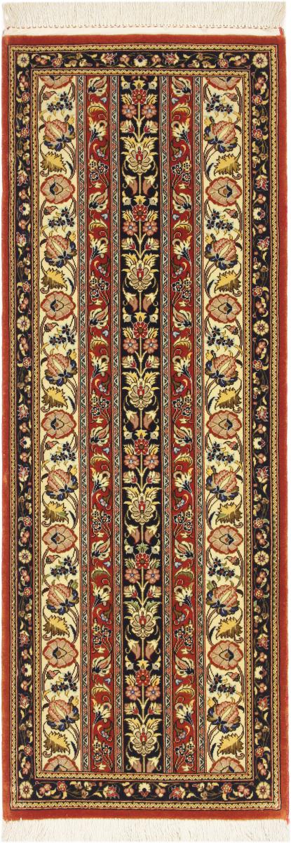 Tappeto persiano Qum Kork 150x53 150x53, Tappeto persiano Annodato a mano