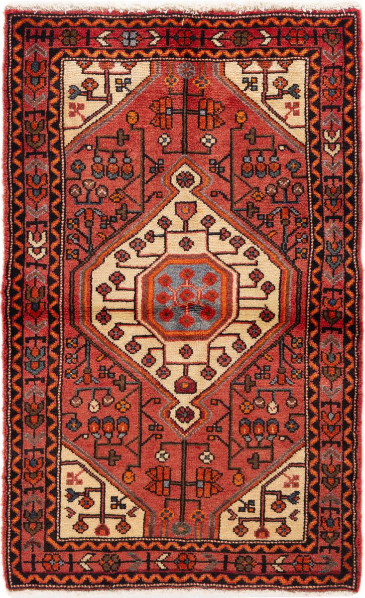 Tapis persan Tuyserkan 137x85 137x85, Tapis persan Noué à la main