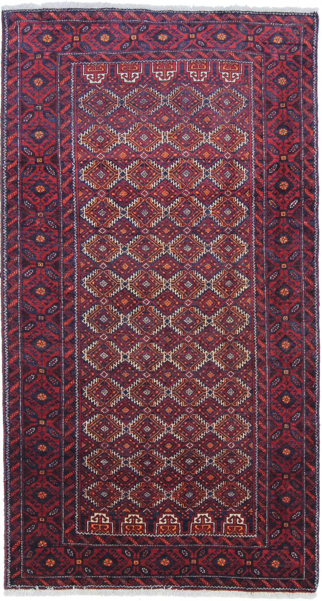 Tapete persa Balúchi 202x106 202x106, Tapete persa Atado à mão