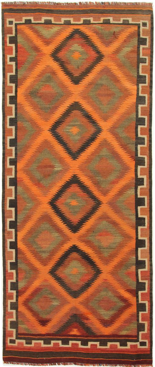 Tapete persa Kilim Fars Azerbaijan Antigo 349x142 349x142, Tapete persa Tecido à mão