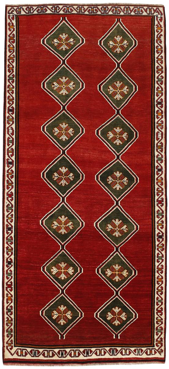 Perzisch tapijt Ghashghai 283x129 283x129, Perzisch tapijt Handgeknoopte