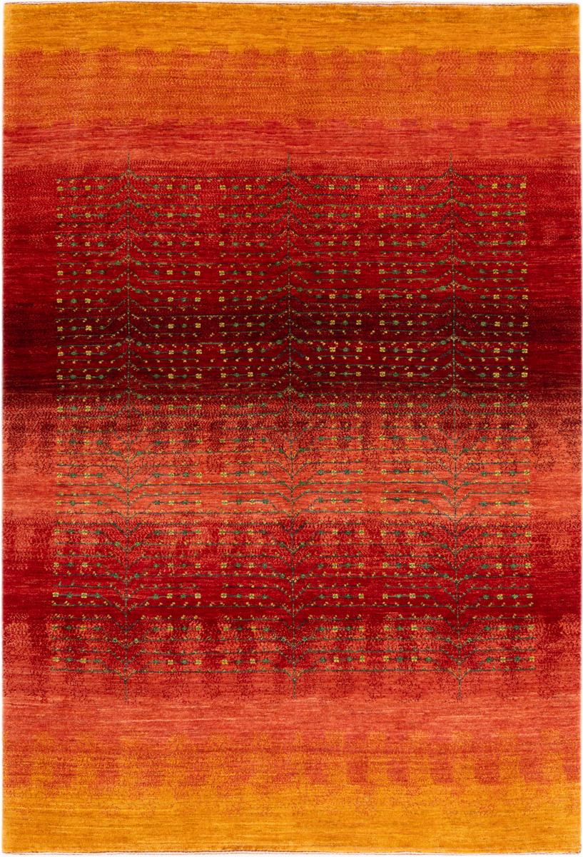 Tapis persan Persan Gabbeh Loribaft Essence 241x161 241x161, Tapis persan Noué à la main