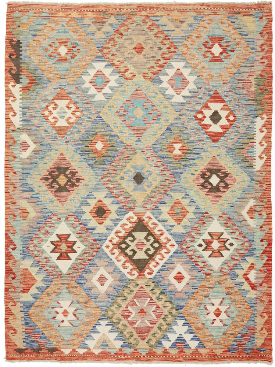 Tapete afegão Kilim Afegão 200x146 200x146, Tapete persa Tecido à mão