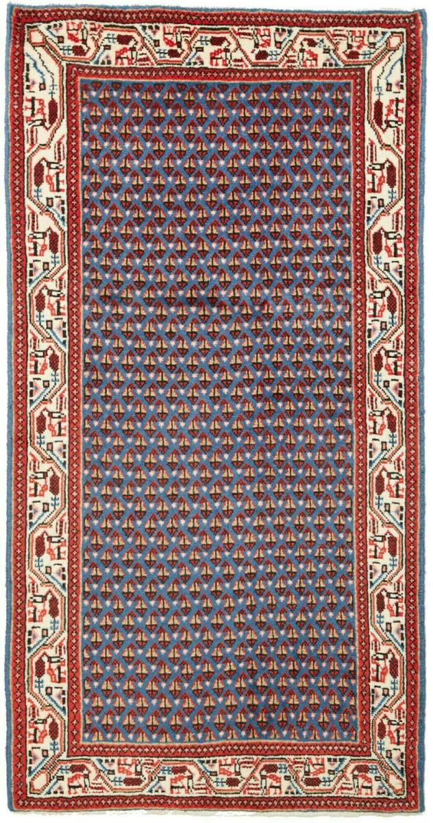 Persian Rug Hamadan 125x65 125x65, Persian Rug Knotted by hand