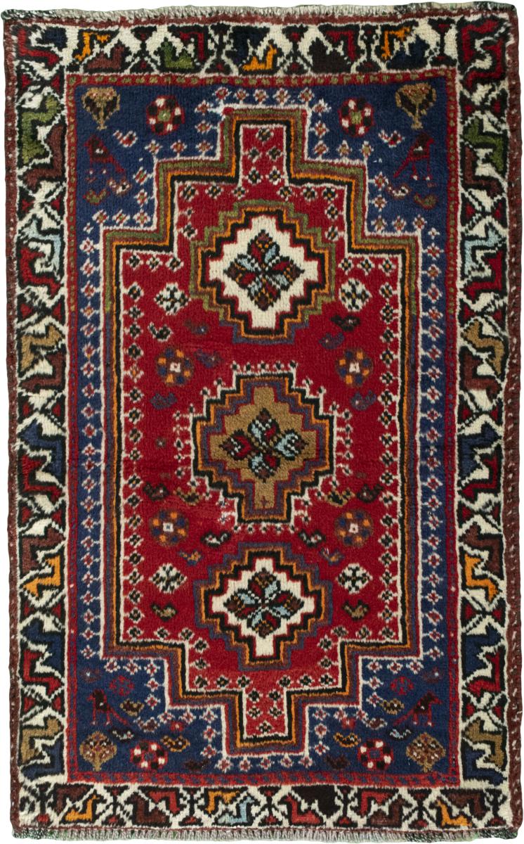 Perzisch tapijt Shiraz 101x63 101x63, Perzisch tapijt Handgeknoopte