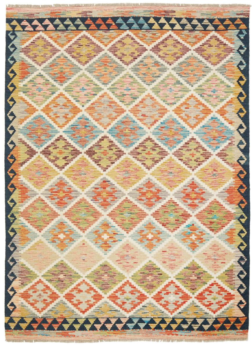 Tapete afegão Kilim Afegão 203x147 203x147, Tapete persa Tecido à mão