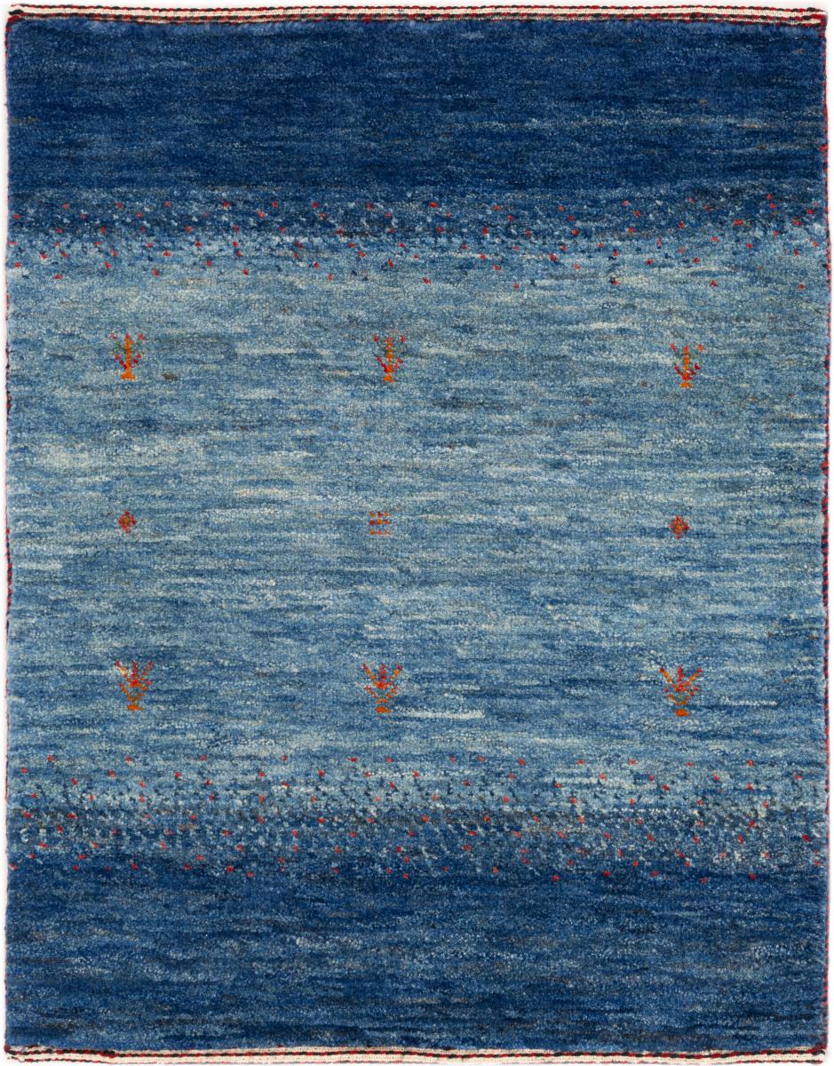 Tapis persan Persan Gabbeh Loribaft Atash 81x64 81x64, Tapis persan Noué à la main