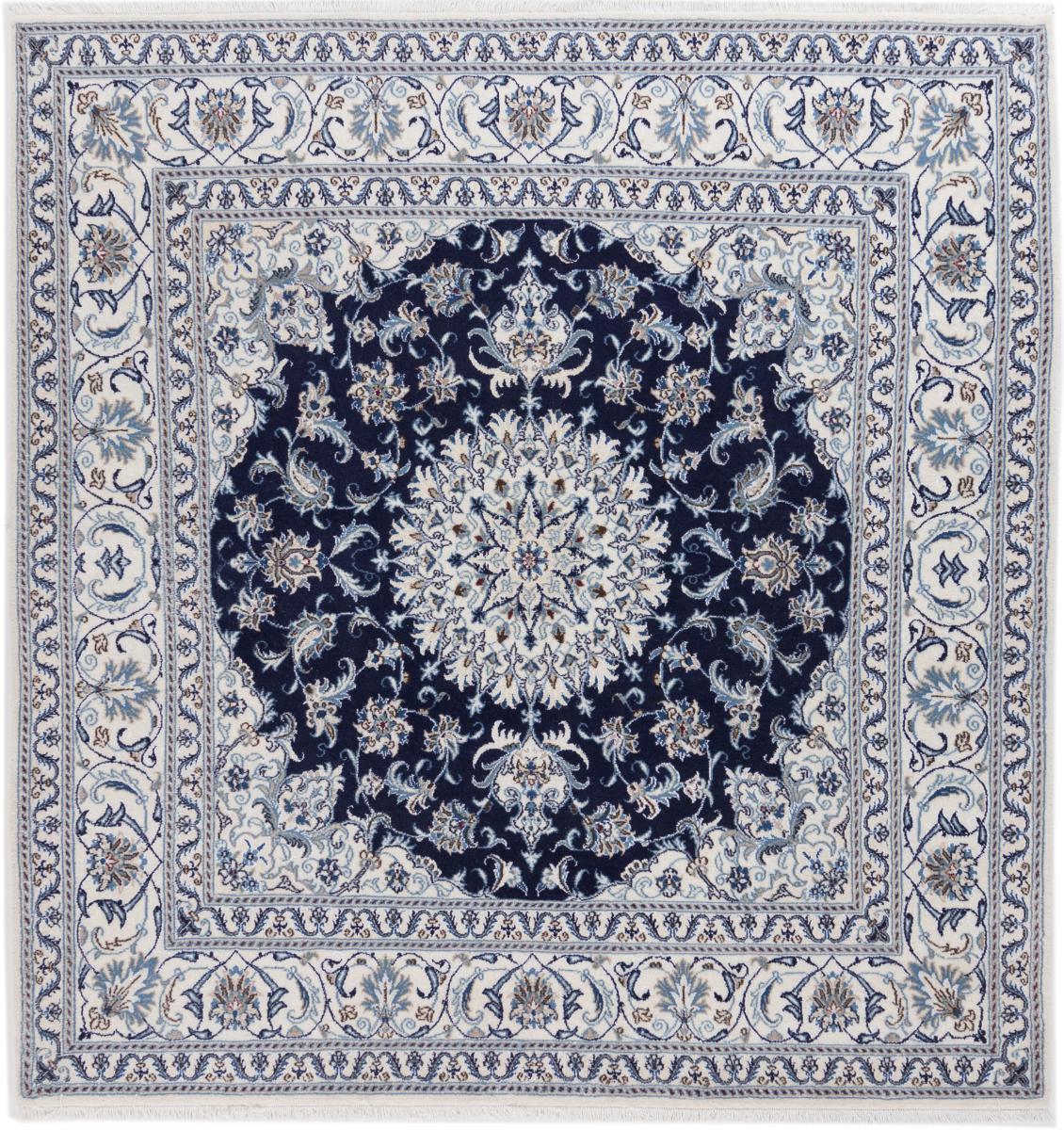 Perzisch tapijt Nain 203x197 203x197, Perzisch tapijt Handgeknoopte