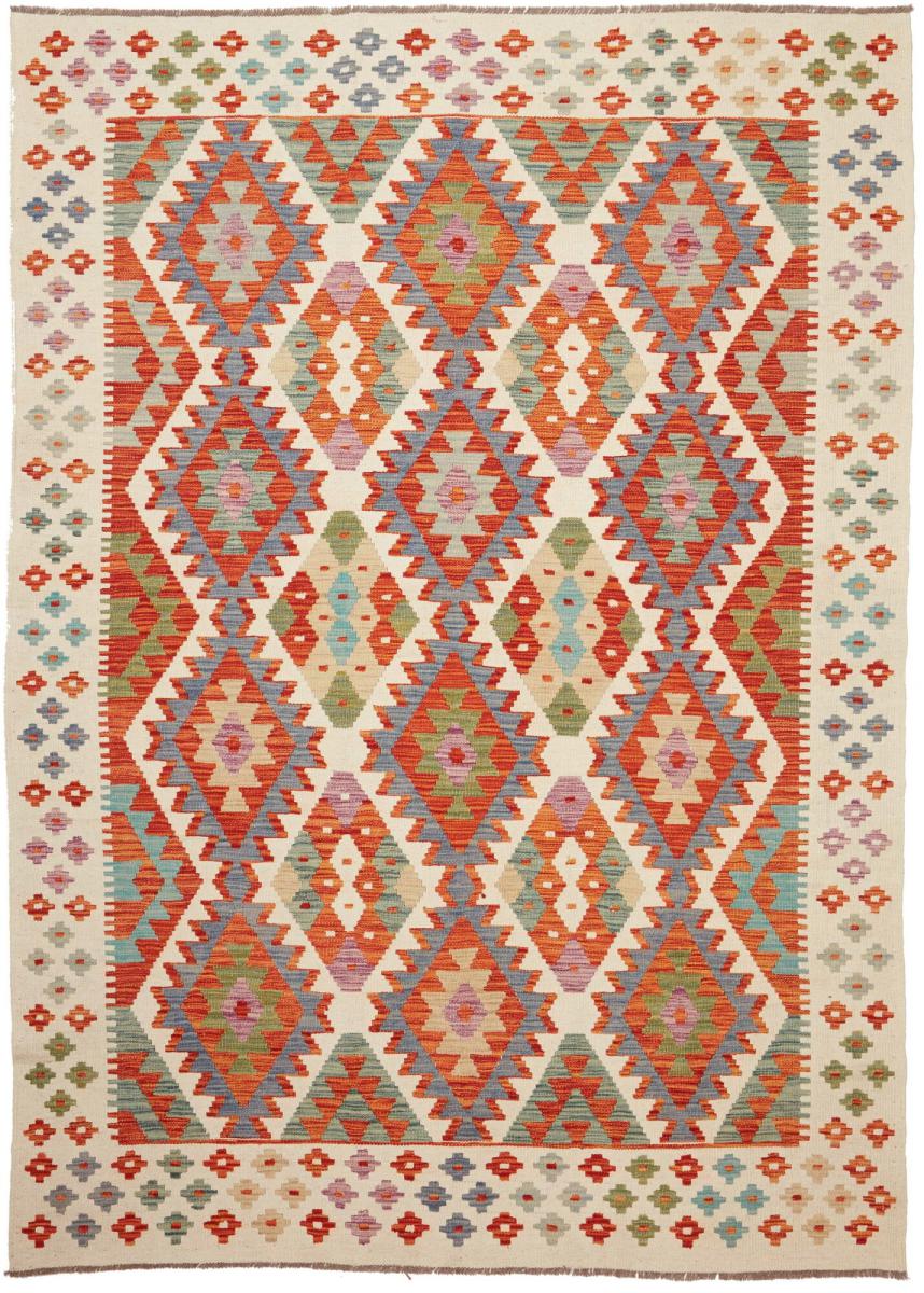 Tapete afegão Kilim Afegão 247x177 247x177, Tapete persa Tecido à mão