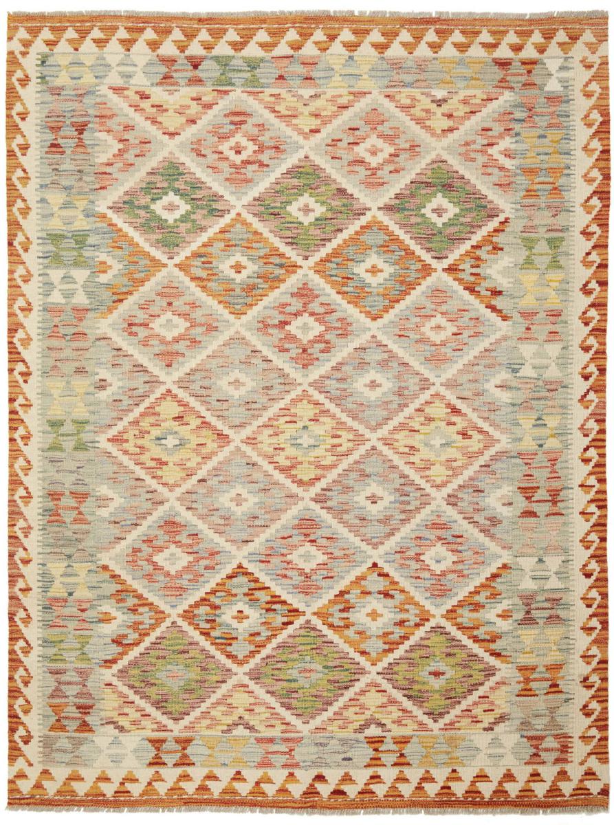 Tapete afegão Kilim Afegão 197x149 197x149, Tapete persa Tecido à mão