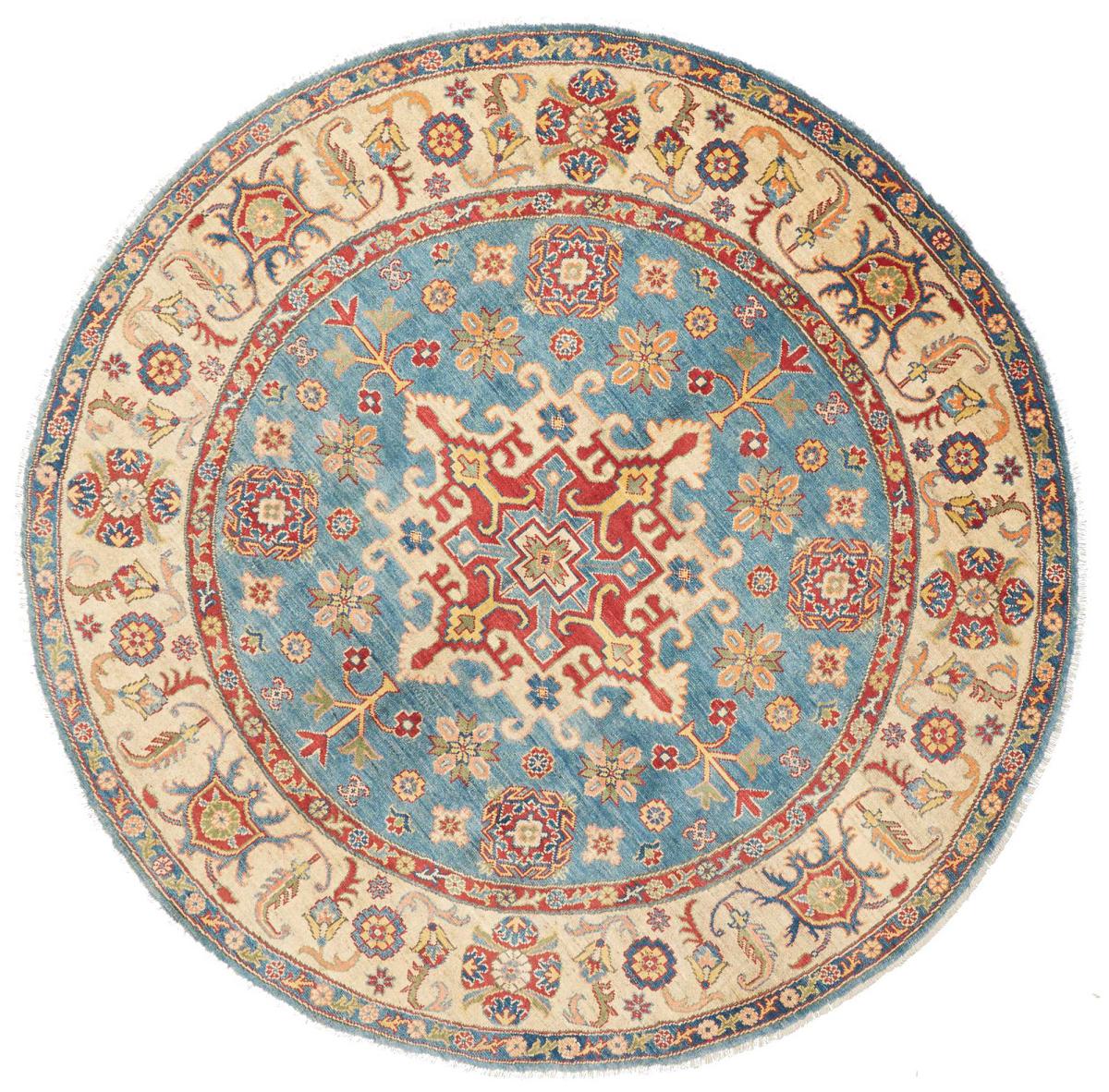 Afghan rug Kazak Limited 198x204 198x204, Persian Rug Knotted by hand