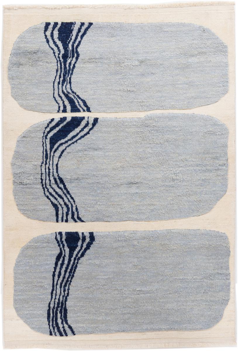 Afghan rug Berber Ela Design 203x146 203x146, Persian Rug Knotted by hand