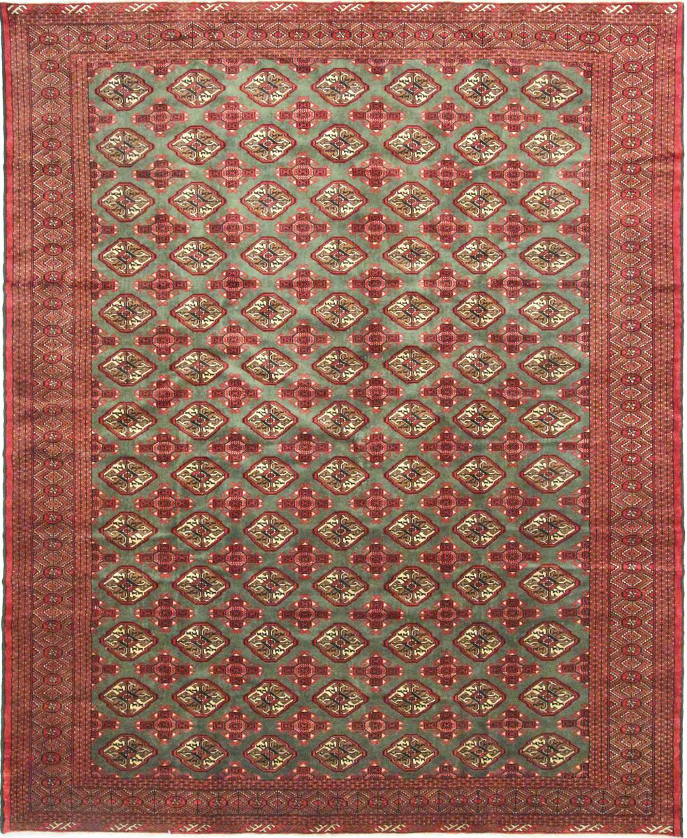 Persisk matta Turkaman 362x298 362x298, Persisk matta Knuten för hand