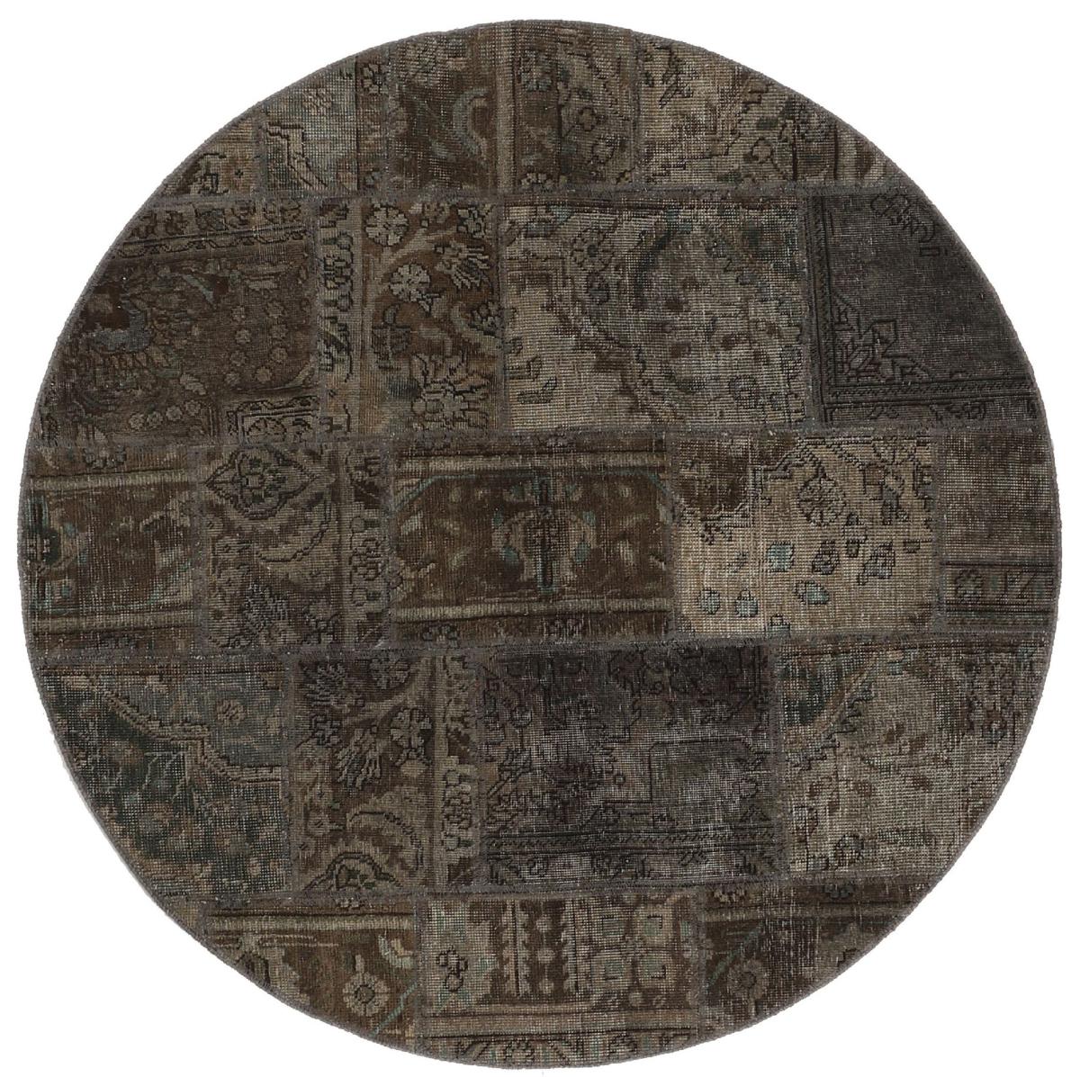 Tapis persan Patchwork 151x151 151x151, Tapis persan Noué à la main