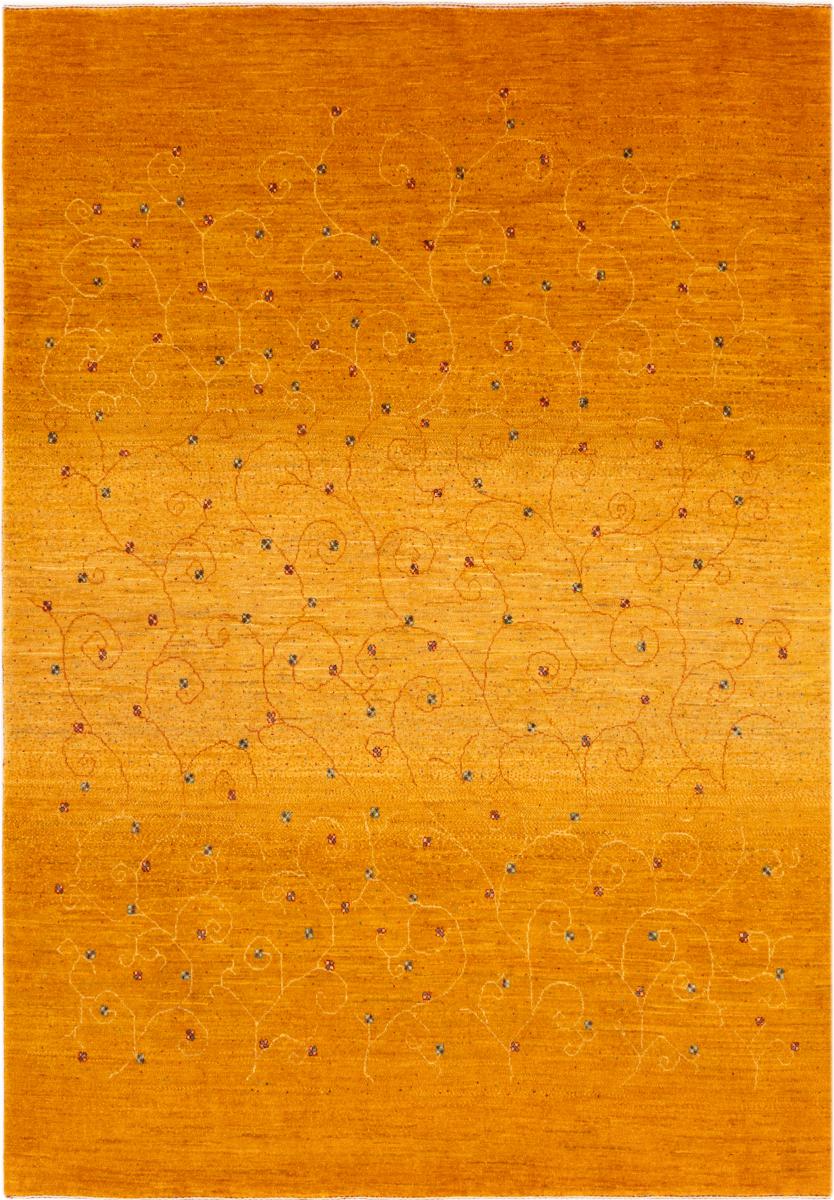 Tapis persan Persan Gabbeh Loribaft Essence 241x167 241x167, Tapis persan Noué à la main