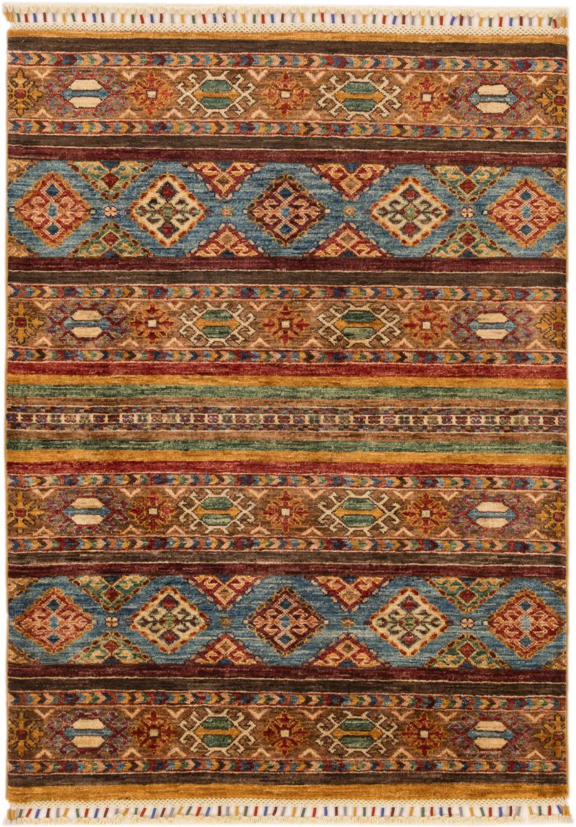 Afghan rug Arijana Shaal 145x105 145x105, Persian Rug Knotted by hand