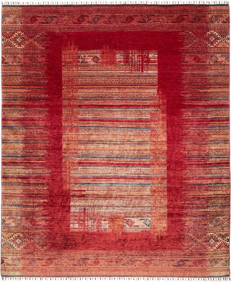 Pakistani rug Design Arijana 9'9"x8'0" 9'9"x8'0", Persian Rug Knotted by hand