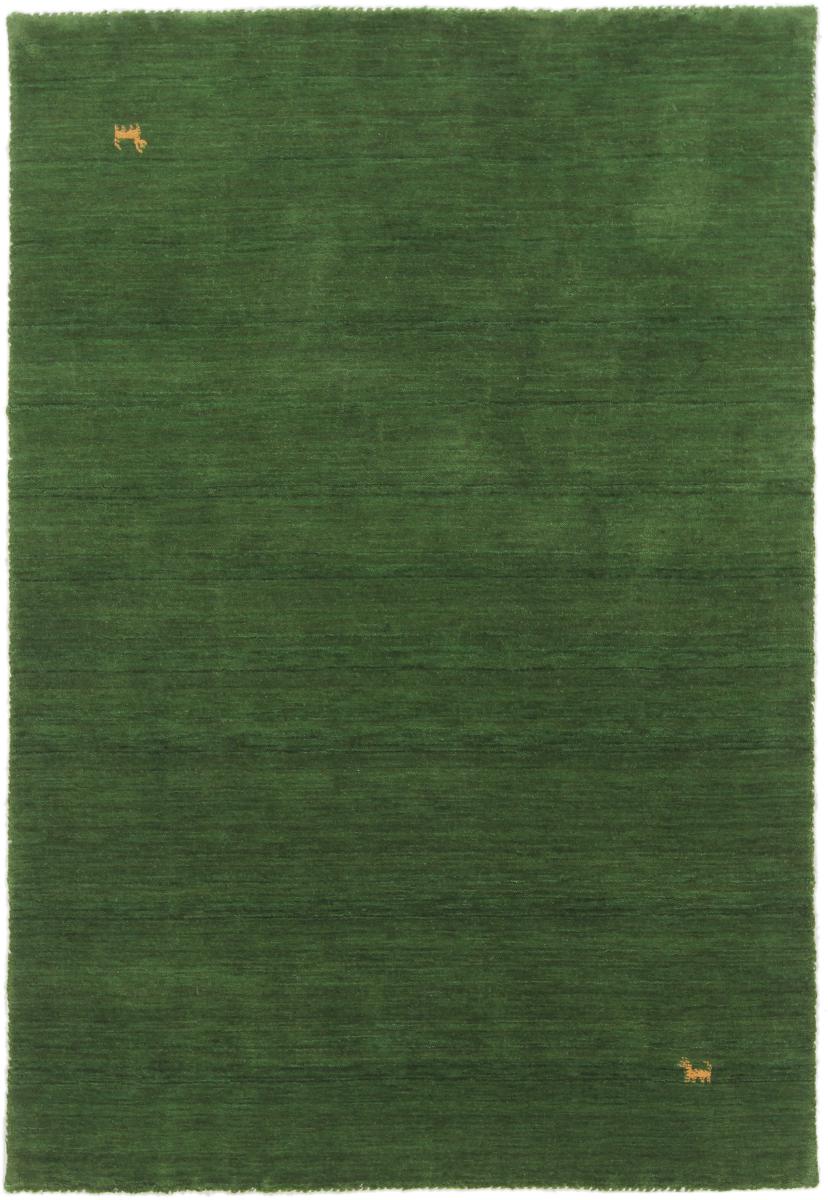 Indiai szőnyeg Loom Gabbeh Green 176x121 176x121, Perzsa szőnyeg Loom kézzel csomózott