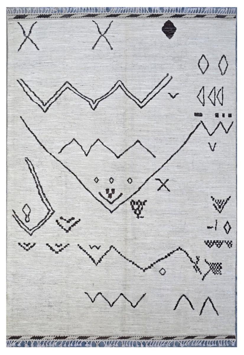 Pakistani rug Berber Contemporary 11'2"x8'3" 11'2"x8'3", Persian rug Hand-knotted