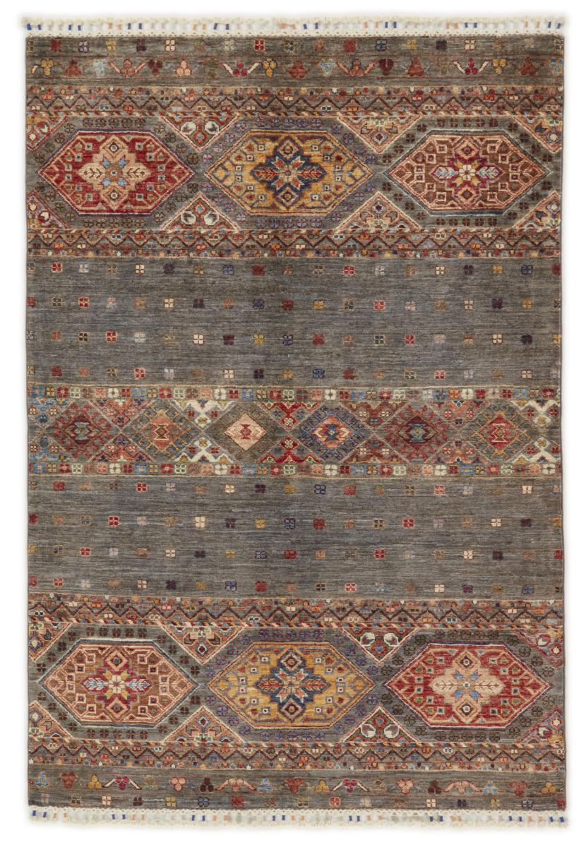 Afganistan-matto Arijana Shaal 179x124 179x124, Persialainen matto Solmittu käsin