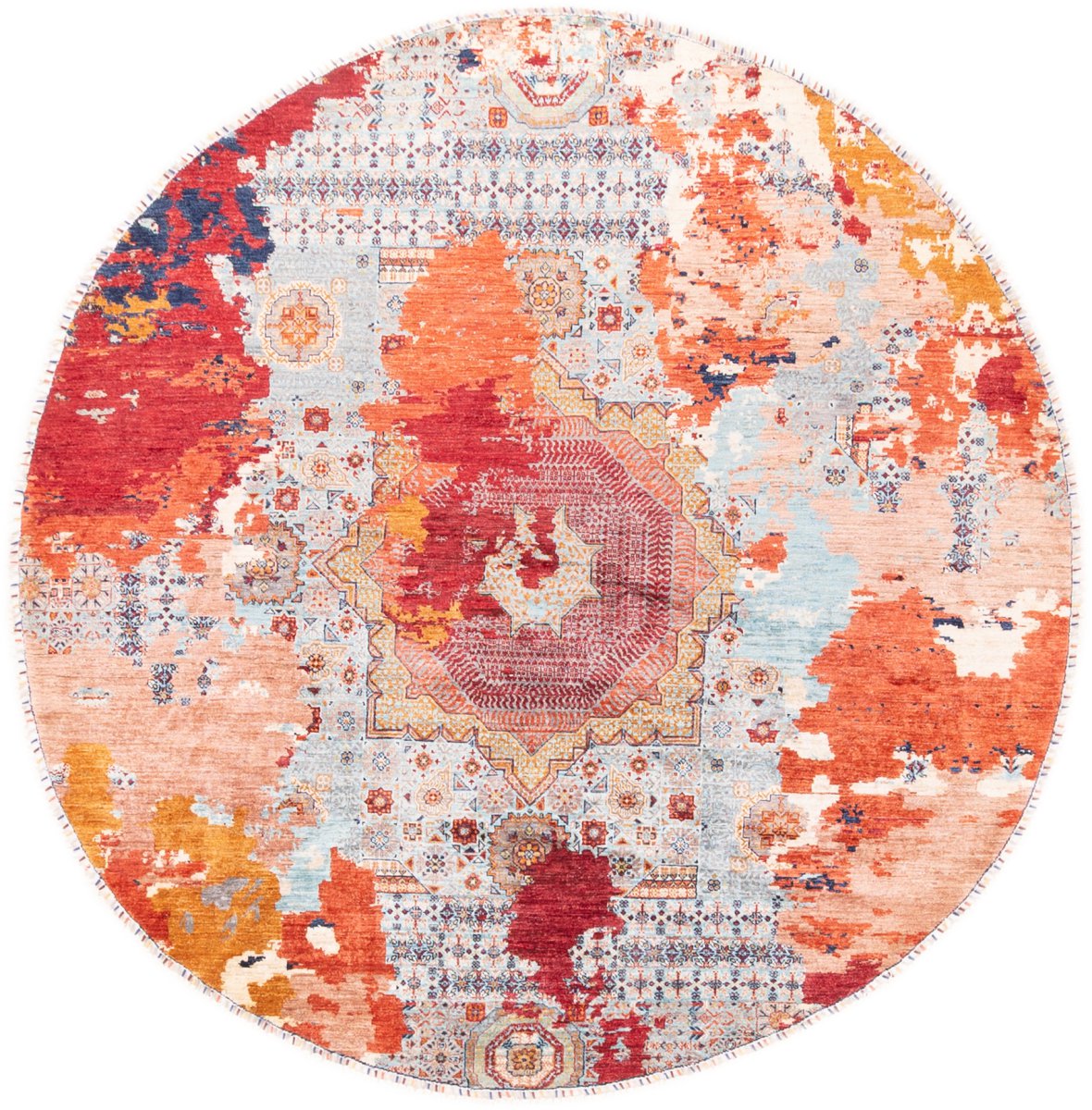 パキスタン絨毯 Mamluk 254x147 254x147, ペルシャ絨毯 手織り