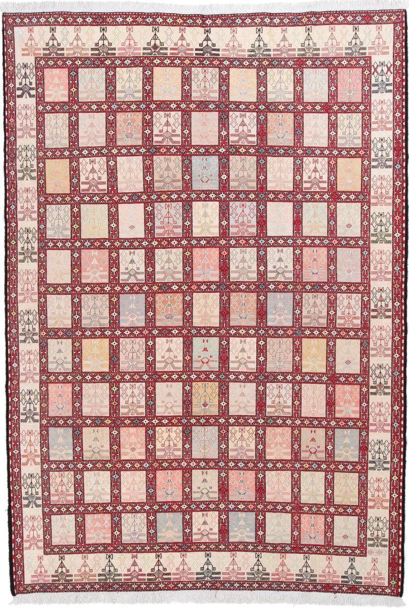 Tapete persa Kilim Ardebil 284x197 284x197, Tapete persa Atado à mão