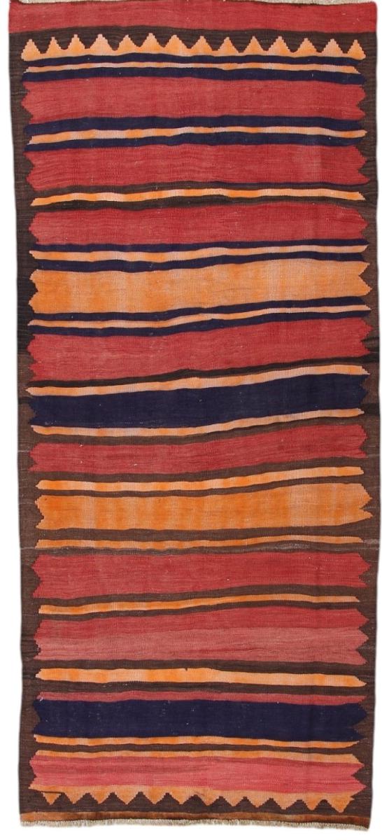 Alfombra persa Kilim Fars Antiguo 311x139 311x139, Alfombra persa Tejido a mano