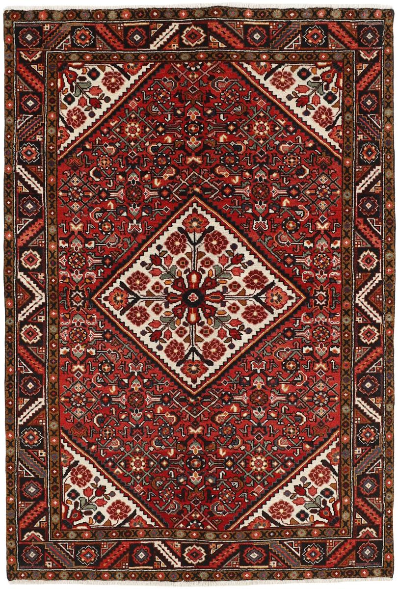 Persisk tæppe Hosseinabad 233x158 233x158, Persisk tæppe Knyttet i hånden