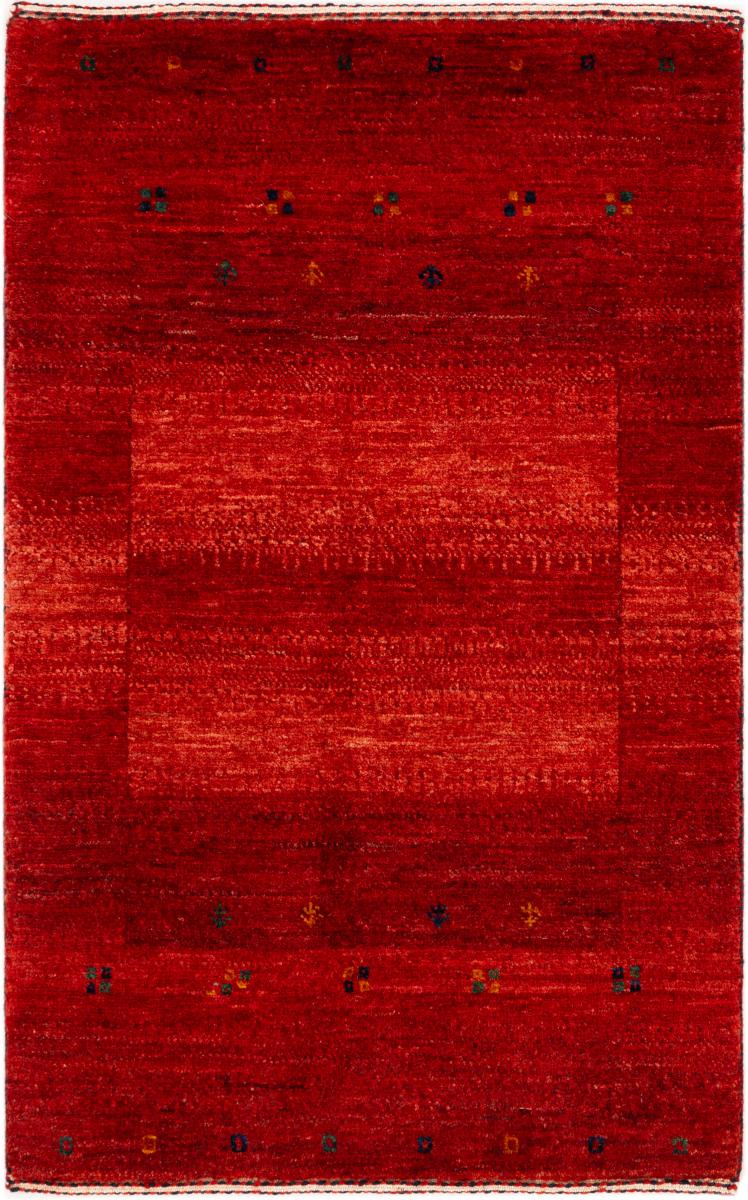 Tapete persa Persa Gabbeh Loribaft Atash 91x55 91x55, Tapete persa Atado à mão