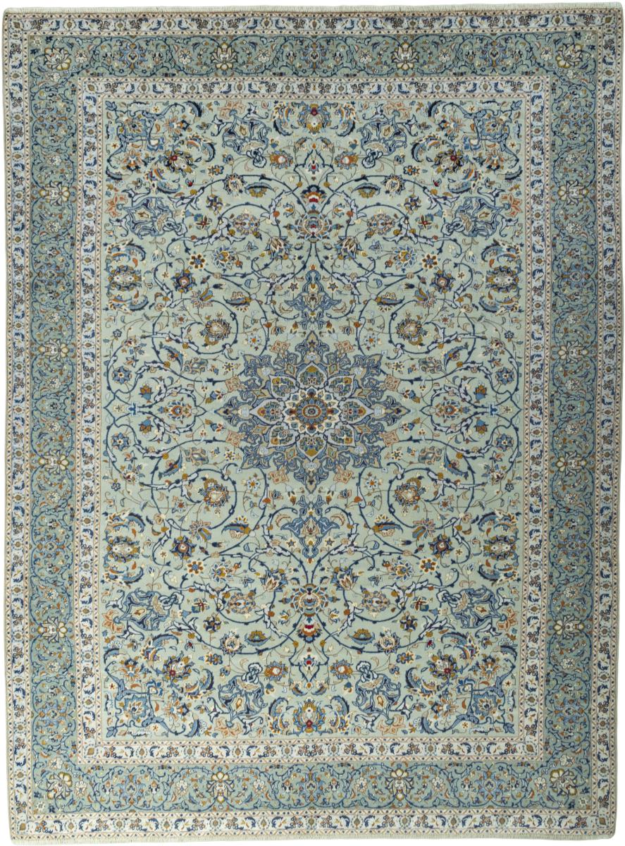 Tapis persan Kashan 406x311 406x311, Tapis persan Noué à la main