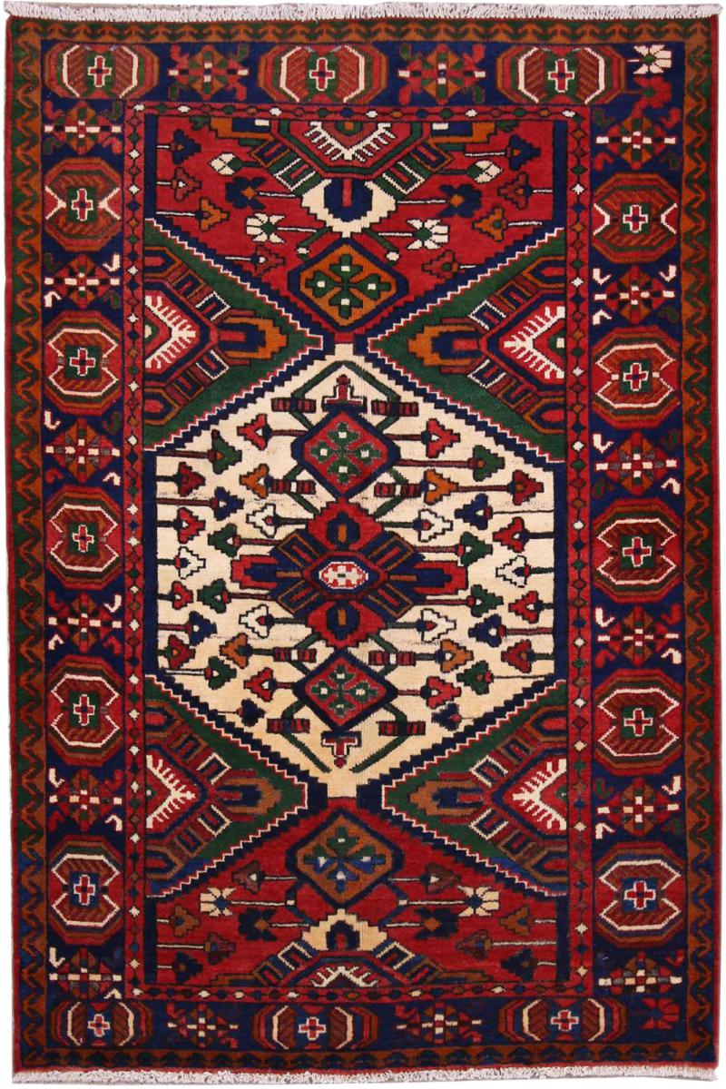 Persian Rug Hamadan 201x132 201x132, Persian Rug Knotted by hand