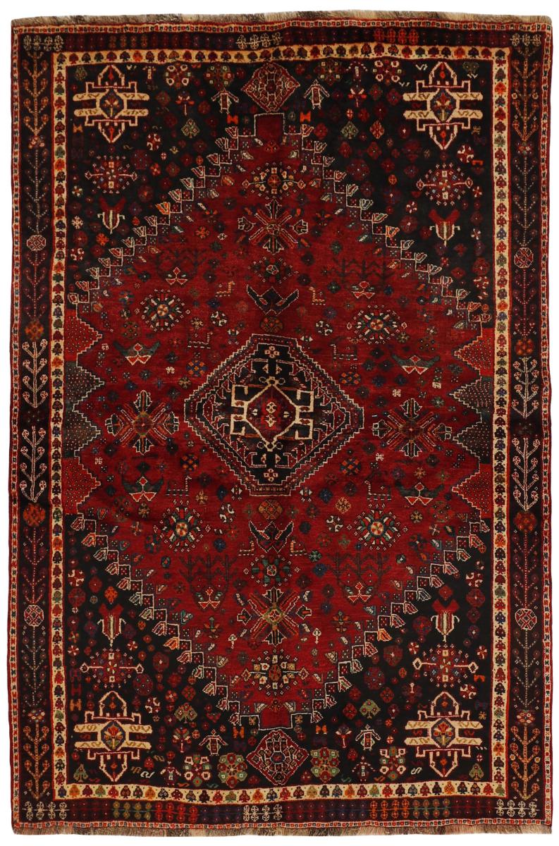 Persian Rug Shiraz 257x173 257x173, Persian Rug Knotted by hand