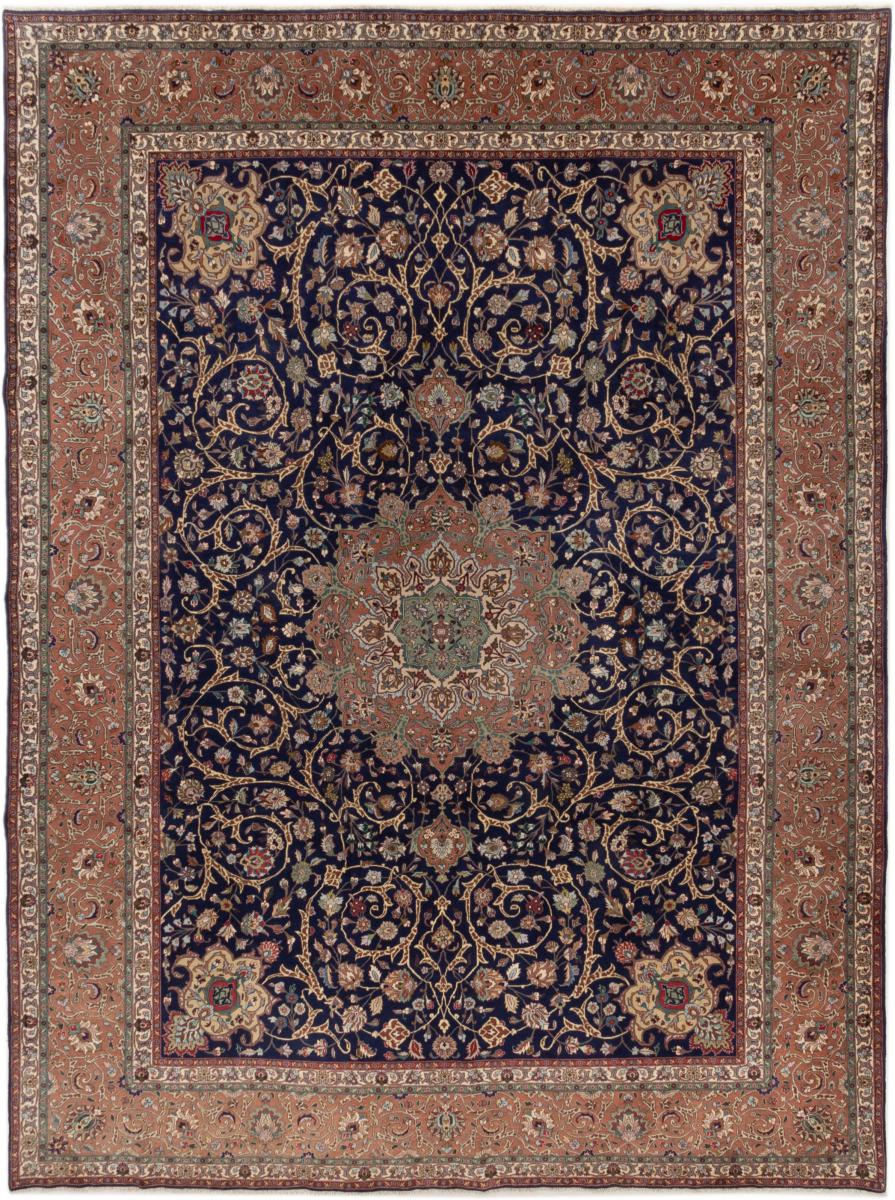 Tapete persa Tabriz 50Raj 12'10"x9'7" 12'10"x9'7", Tapete persa Atado à mão