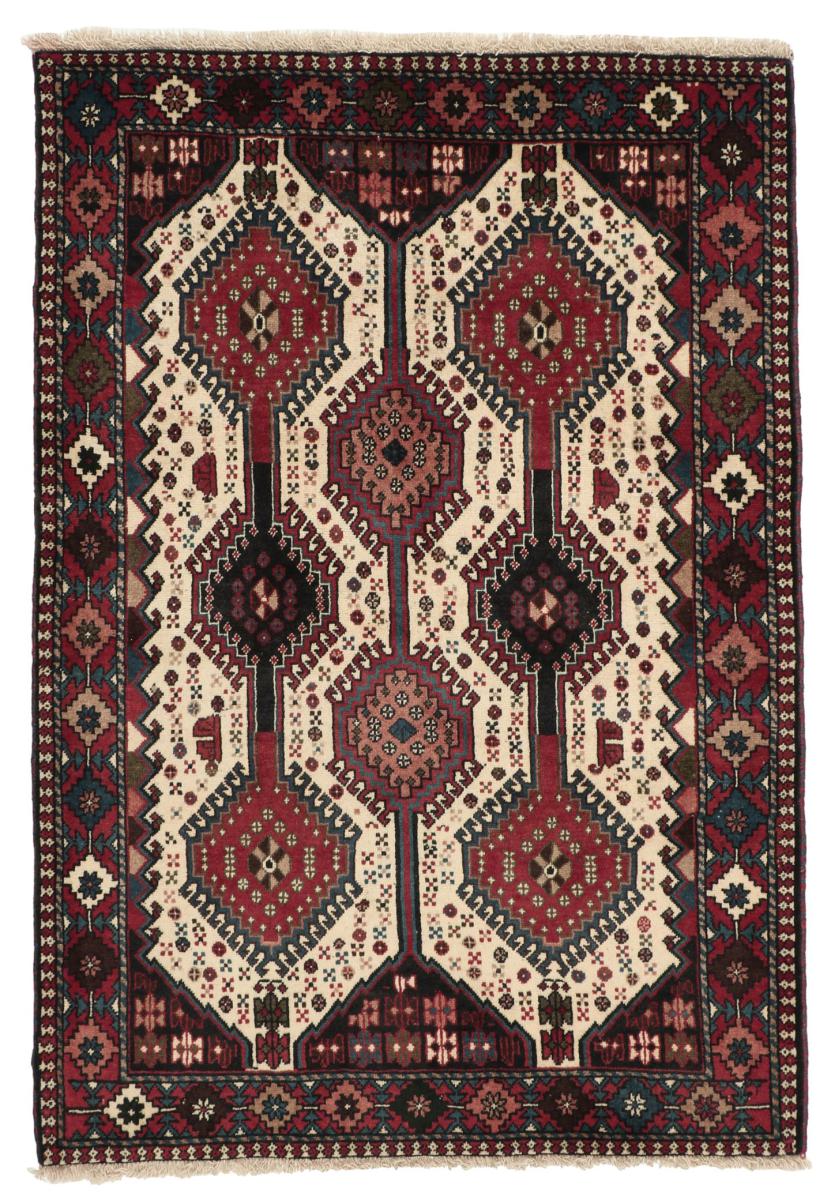 Tapis persan Yalameh 151x101 151x101, Tapis persan Noué à la main