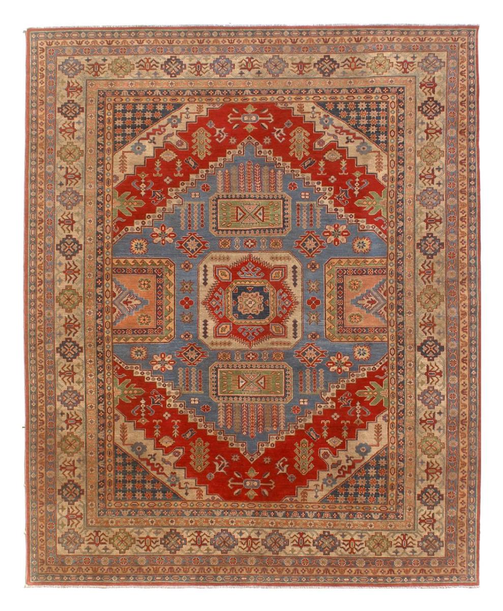 Afghan rug Kazak Ghazni 353x282 353x282, Persian Rug Knotted by hand