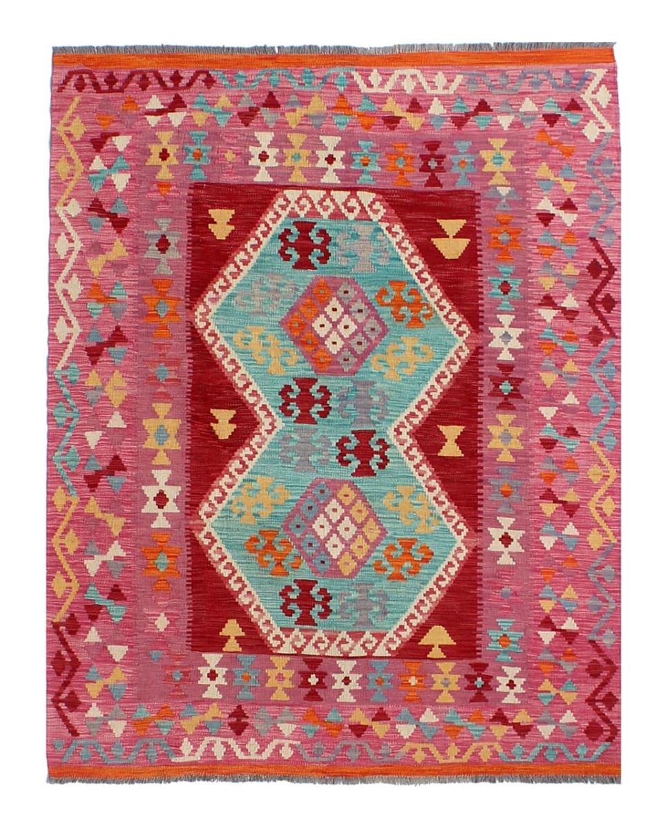 Afghan rug Kilim Afghan 6'5"x5'2" 6'5"x5'2", Persian Rug Woven by hand