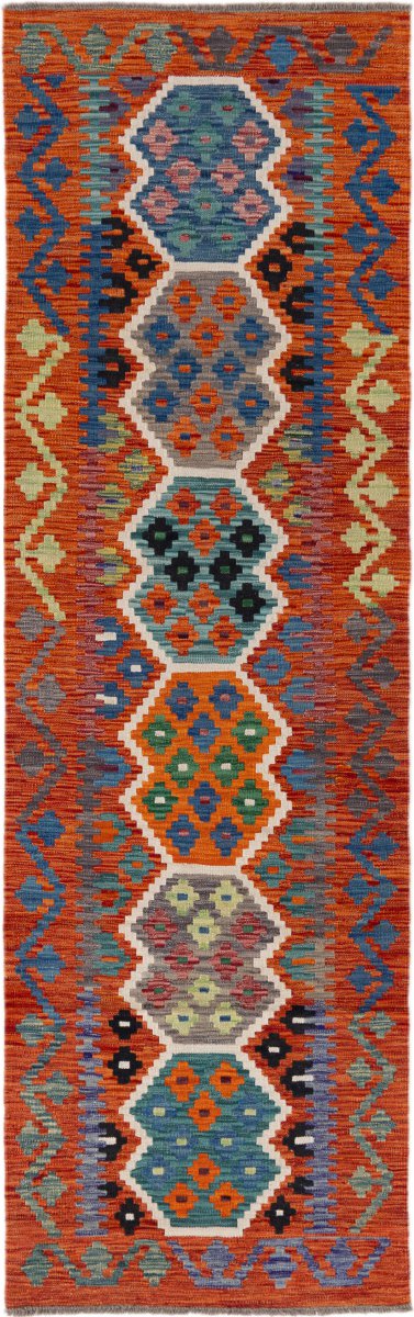 Afganistanilainen matto Kelim Afghan 253x75 253x75, Persialainen matto Käsinkudottu