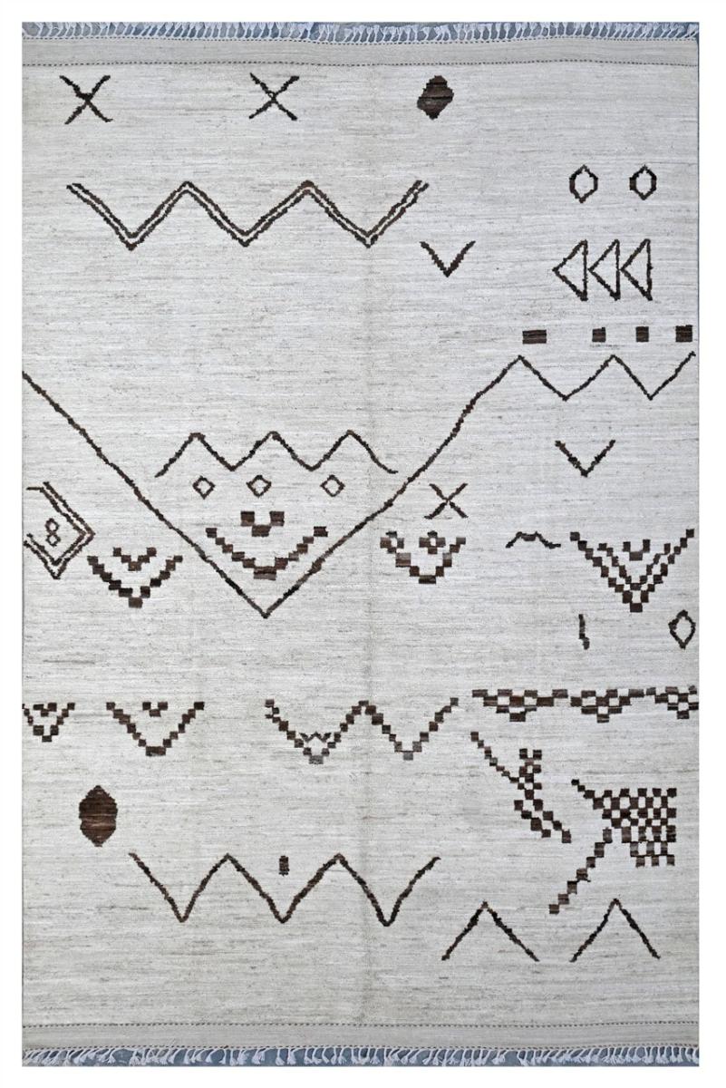 Pakistanischer Teppich Berber Contemporary 344x249 344x249, Perserteppich Handgeknüpft