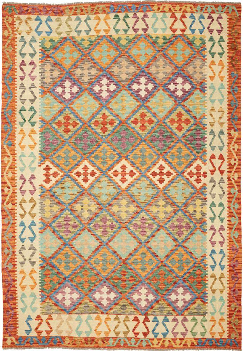 Tapete afegão Kilim Afegão 292x200 292x200, Tapete persa Tecido à mão