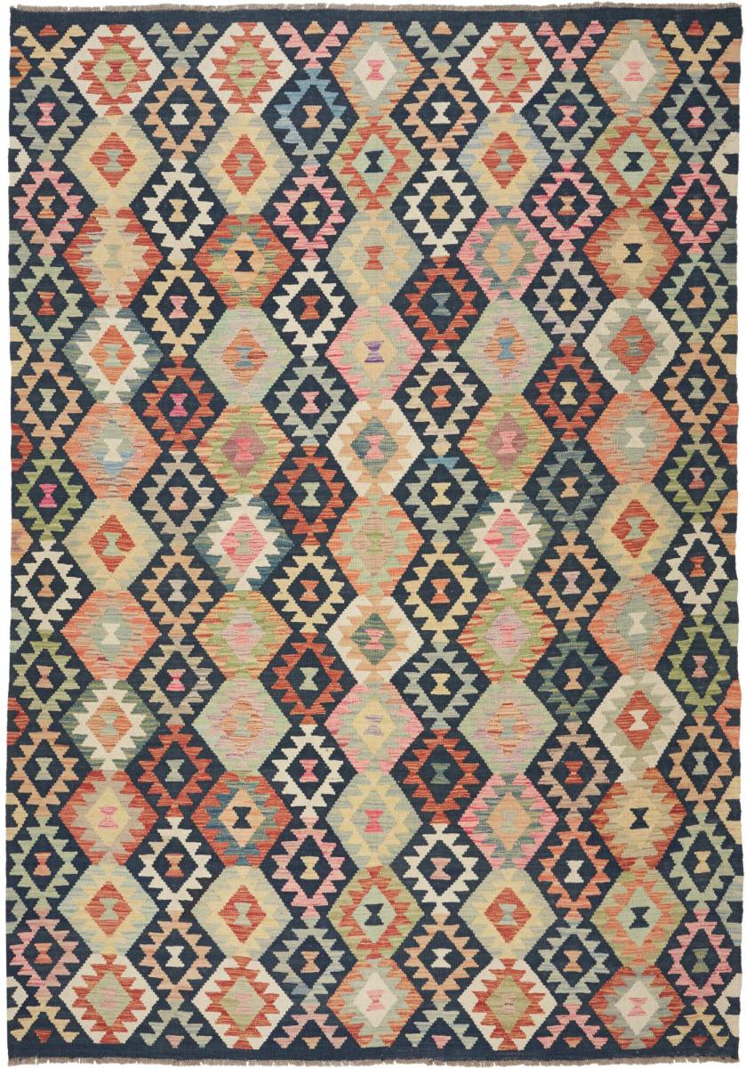 Tapete afegão Kilim Afegão 290x203 290x203, Tapete persa Tecido à mão