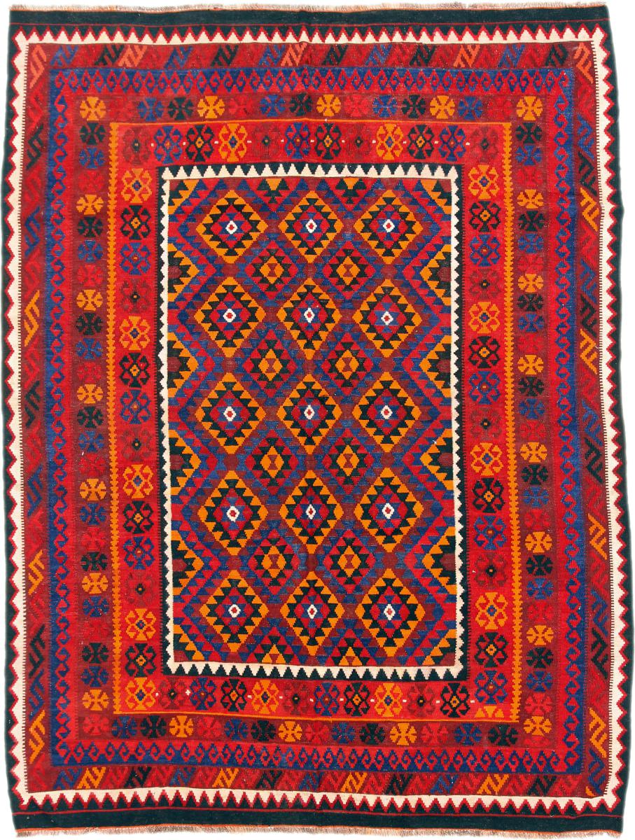 Tapis afghan Kilim Afghan Antique 292x214 292x214, Tapis persan Tissé à la main