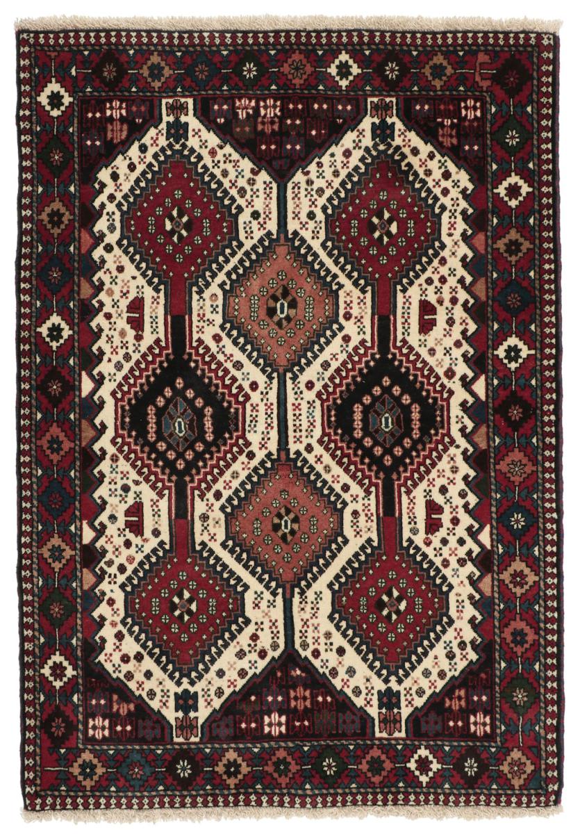 Tapis persan Yalameh 151x106 151x106, Tapis persan Noué à la main