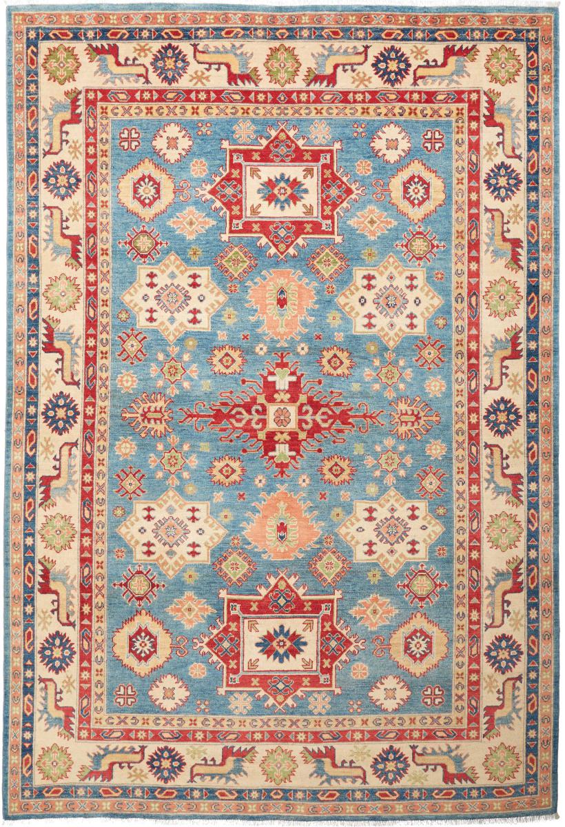 Tapis afghan Kazak Limited 294x199 294x199, Tapis persan Noué à la main