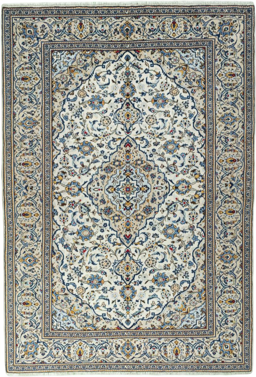 Tapis persan Kashan 294x202 294x202, Tapis persan Noué à la main